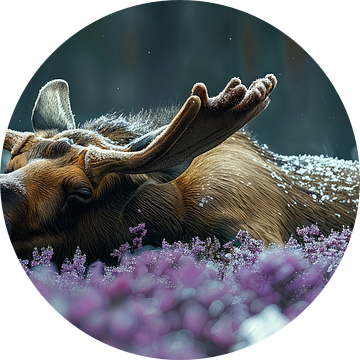 Eland in Winterslaap