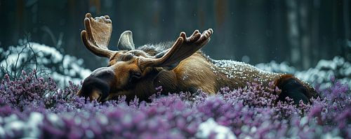 Eland in Winterslaap