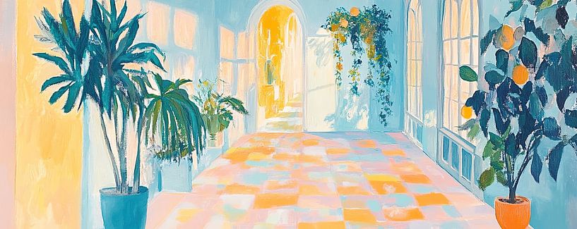 Green Plants by Eye catching paintings
