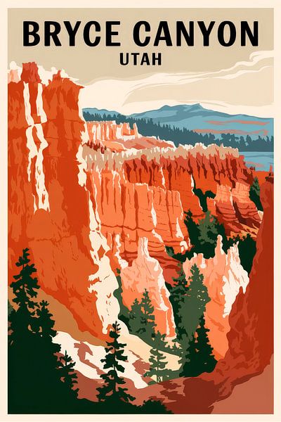 Bryce Canyon, Utah by Poster Art Shop