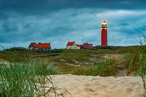 De vuurtoren van Texel. van Ron van der Stappen