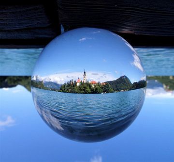 Het meer van Bled 01 van Lensball Fantasy World