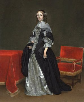 Portret van een vrouw, Gerard ter Borch