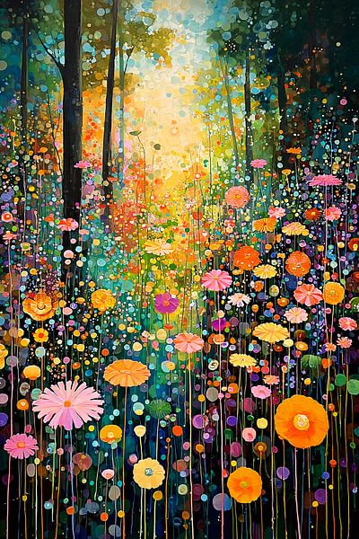 Forest flowers A by Mateo
