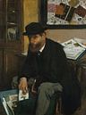 Der Sammler des Drucks, Edgar Degas von Meisterhafte Meister Miniaturansicht