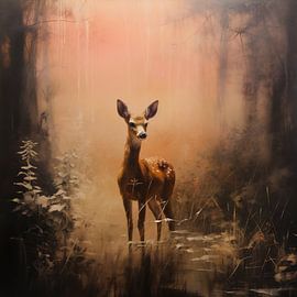 La danse de Bambi's Réflexion sur Karina Brouwer