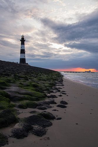 Neuer Schleusenleuchtturm Breskens von Lambertus van der Vegt
