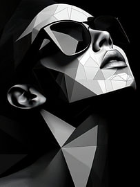 Portrait abstrait moderne sur SPEQ ART