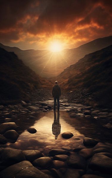 Goldene Stunde von fernlichtsicht