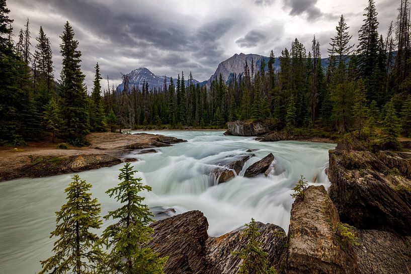 The Kicking Horse River in Canada by Roland Brack