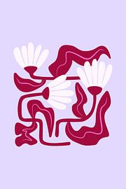 Gedurfde abstracte botanische motieven van Karen Menzenbach