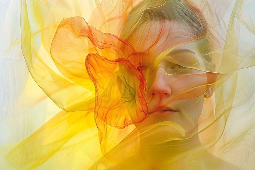 Flower-Power-Frau von Egon Zitter