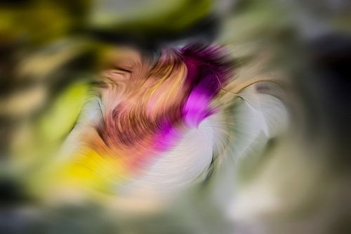 Abstrakte Alcohol-Ink-Malerei digitalisiert