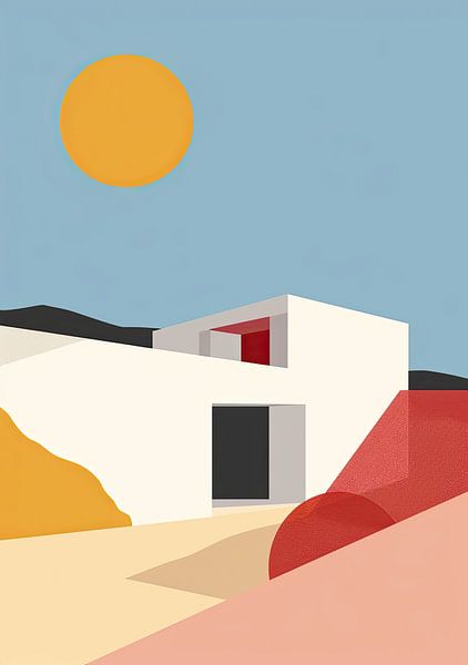 Bauhaus poster art print by Niklas Maximilian
