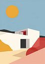 Bauhaus poster art print by Niklas Maximilian thumbnail