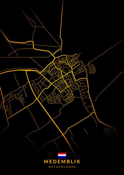 Medemblik City Map by Kenda Maruyama