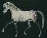 Pferd ausgestreckt von Jan Keteleer Miniaturansicht