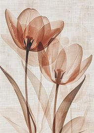 Flower painting Tulips | Whispering Tulips by Modern Collection