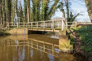 Oude houten brug in de Achterhoek