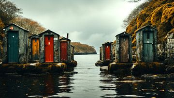 Les gardiens silencieux du fjord sur ByNoukk