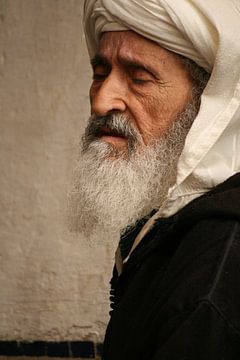 Old man in Morocco by Gert-Jan Siesling