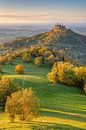 Burg Hohenzollern im Herbst von Michael Valjak Miniaturansicht
