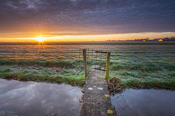 Alphen aan den Rijn - Polderzicht - Zonsopkomst