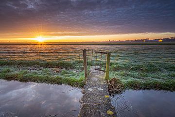 Alphen aan den Rijn - Polderzicht - Sunrise by Frank Smit Fotografie
