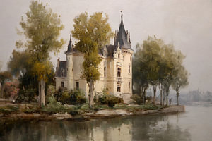 Château am ruhigen Indre