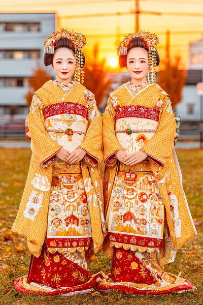 image spirituelle Geishas Japon par Egon Zitter