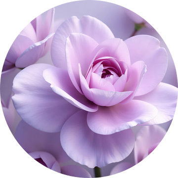 Tros lichtpaarse rozen van Markus Gann