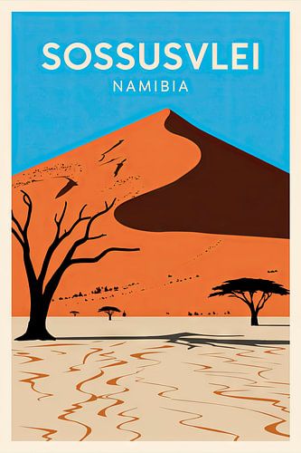 Sossusvlei, Namibië.