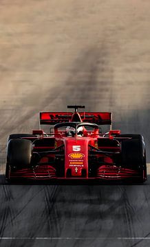 Sebastian Vettel van Rivlows Art