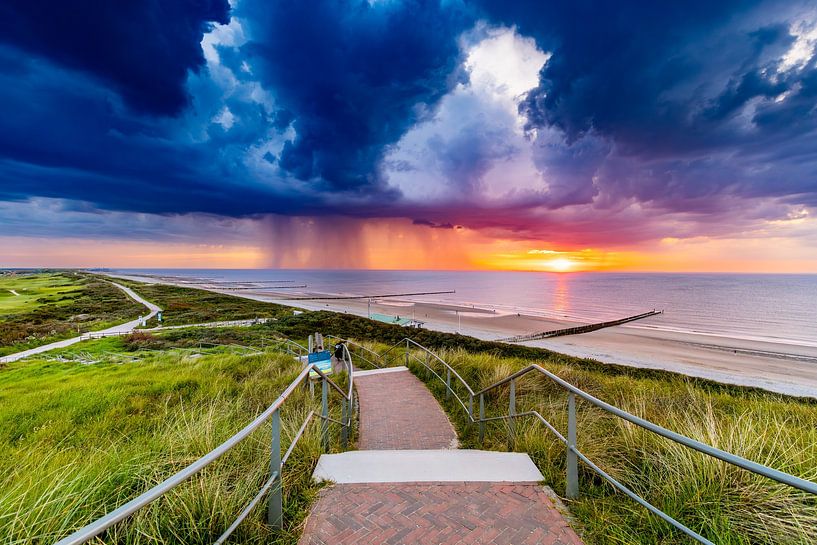 Sunset Domburg by Danny Bastiaanse