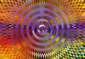 Multicoloured Waves (Kleurrijke Golven) van Caroline Lichthart