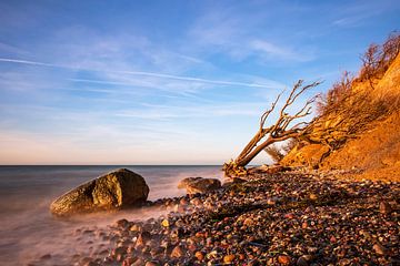 In the evening at the Baltic Sea coast near Wustrow by Rico Ködder