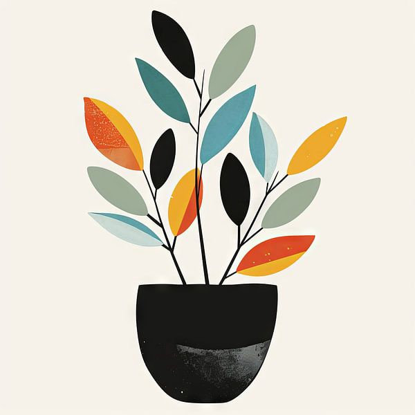 Blumenvase von Poster Art Shop