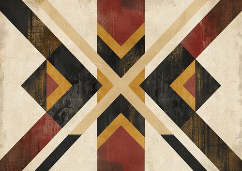 Peinture minimaliste bohème