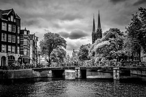 AMSTERDAM Singel | monochrome sur Melanie Viola