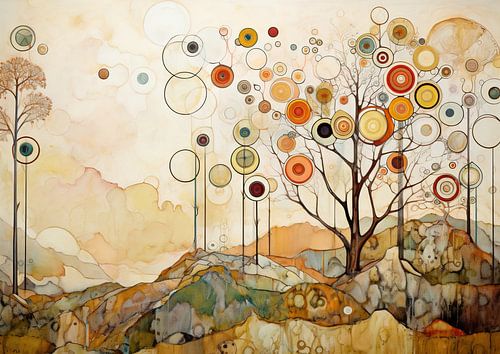 Floating Autumn Blossoms