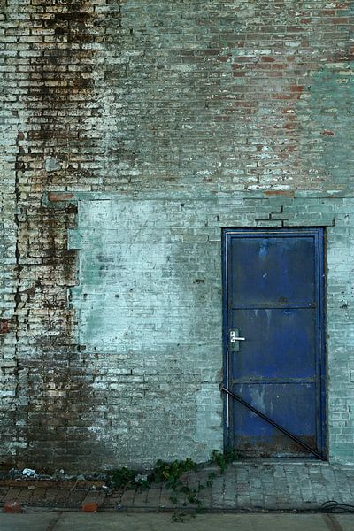 Porte bleue par Herman Peters