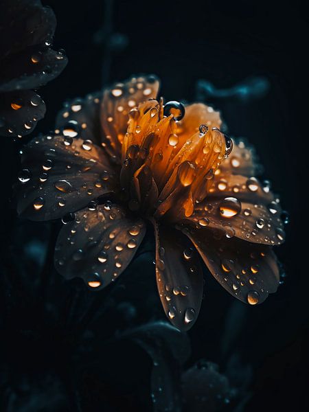 Dark and beautiful flower by haroulita