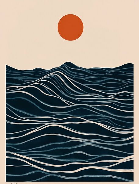 Bauhaus vagues mer lune par Niklas Maximilian