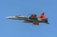 Flyby Swiss Boeing F/A-18C Hornet.