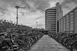 Fahrradschuppen Hauptbahnhof Amsterdam von Peter Bartelings