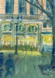 Paris cafe by sarah Loecker