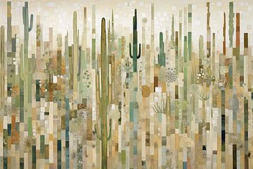 Cactus abstract van Bert Nijholt