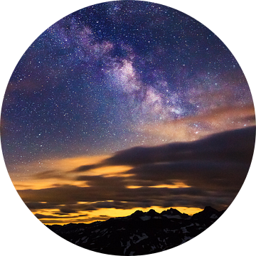 Melkweg Zwitserland  van Dennis van de Water