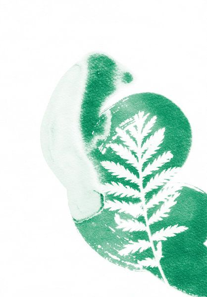 Minimalist peasant wormwood leaf by Lies Praet