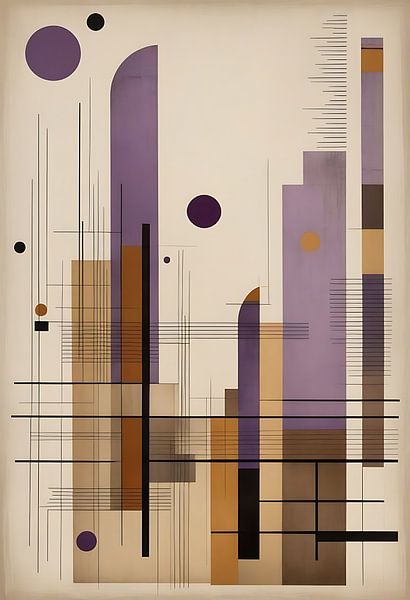 Abstrakte Bauhaus-Geometrie von MIROKKU